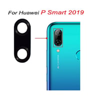 Tkgz Huawei Uyumlu P Smart 2019 Arka Kamera Camı Lens Yapışkanlı