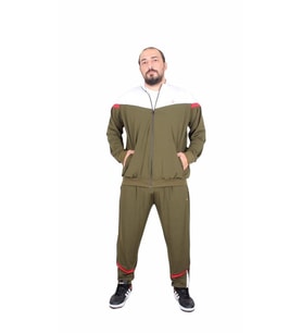 Starbattal Erkek Büyük Beden Eşofman Takım Parçalı MG TK717 HAKI (Haki)