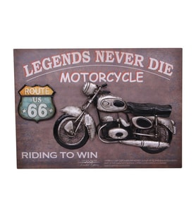 Metal Motosiklet  Duvar Dekoru GK0062