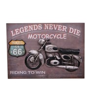 Metal Motosiklet  Duvar Dekoru GK0062