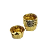 Cupcake Kalıbı Minik Boy 38*30 Sufle-Muffin Kek Kalıbı (24 Adet)  Altın