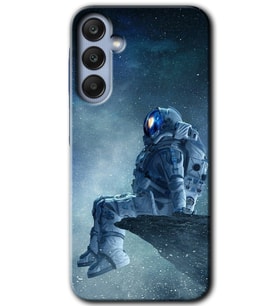 Galaxy A25 Kılıf HD Desen Baskılı Kılıf - Astronot Yalnızlığı