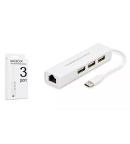 HADRON HDX7007 Type-C 3.1 Ethernet Çevirici 3x USB HUB
