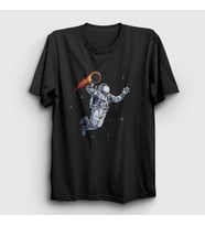 Presmono Unisex Siyah Dunk Astronaut Space Astronot Uzay T-Shirt 282273tt