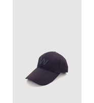 W Nakışlı Ayarlanabilir Unisex Spor, Günlük ve Outdoor Şapka / Kep Lacivert