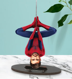 Kişiye Özel Spor Spiderman Karikatür Biblo