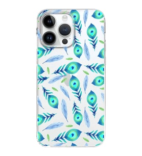 PrintiFy Apple  iPhone 14 Pro ile Uyumlu 1mm Slim Fit Nazar Boncuğu 3 Baskılı Şeffaf  Kılıf