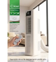 Kiwi KAC-7914 Portatif Kurulum Gerektirmeyen Klima 14000 BTU & 4 Fonksiyon & 35–50 m² Etki Alanı