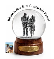 Kişiye Özel 3D Tasarımlı Özel Üretim Kar Küresi