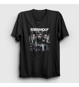 Presmono Unisex Siyah Poster Dizi Teen Wolf T-Shirt 338160tt
