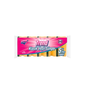 Trend Klasik Sünger Oluklu 5'li