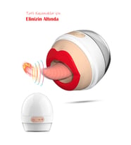 Do it Love - Küçük Hınzır Dönerek Yalama ve Titreşim Vibratör Mastürbatör