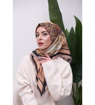 Renkli Karma Desen Dijital Soft Eşarp