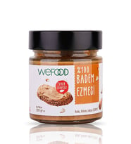 Şekersiz %100 Badem Ezmesi Sade 200 gr (Çok Renkli)