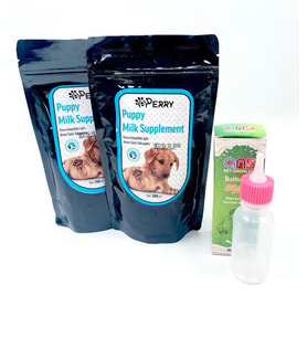 Yavru Köpek Süt Tozu 2 adet + 60ml Biberon