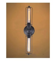 Mylights Retro Rustik Tavan Ve Duvar Aplik Armatür Avize (424743921)-Siyah