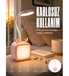 Ayarlanabilir Led Masa Lambası Şarjlı Modern Aydınlatma