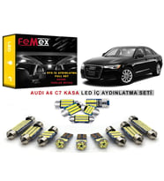 Audi A6 C7 Kasa LED İç Aydınlatma Ampul Seti FEMEX Parlak Beyaz