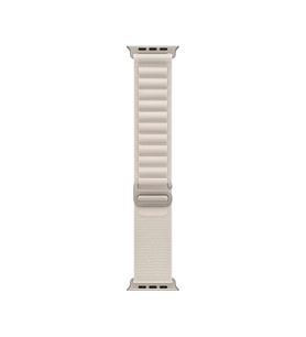 ScHitec 42-44mm Yeni Nesil Apple Uyumlu Akıllı Saat Kordonu Hasır Kancalı Beyaz