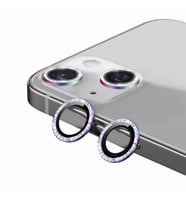 Logis Apple İphone 13 Taşlı Kamera Lens Koruma Camı 2'li  (Gümüş)