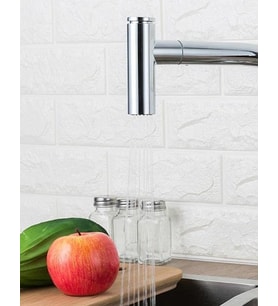 VİLAS Banyo Mutfak Batarya Fonksiyonlu Musluk Başlığı (Krom)