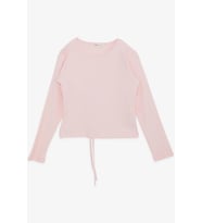 Breeze Kız Çocuk Uzun Kollu Tişört Büzgülü 8-14 Yaş, Pembe