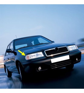 Skoda Felicia 1995-2001 Sağ Ön Sinyal Lambası Beyaz Duysuz 6U0953042A
