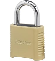 Master Lock 875D Ağır İş Dış Mekan Kombinasyon Kilidi, 5 Cm Geniş, Pirinç Kaplama