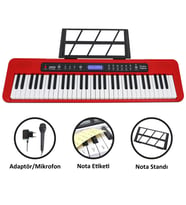 Jwin CTK-3000 61 Tuş Hassasiyetli Org (5 Oktav) - Kırmızı