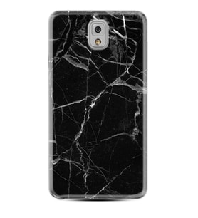 Samsung Note 3 4 5 8 9 20 Ultra 10 Lite Kılıf Desenli Silikon Fragile Black Mermer 1378