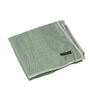 Mısırlı Eşarpları Biyeli Müslin Düz Renk Eşarp 100x100cm (Açık Yeşil)