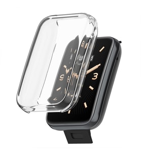 Xiaomi Mi Band 7 Pro İle Uyumlu Yumuşak Silikon 360 Tam Koruma Kasa ve Ekran Koruyucu