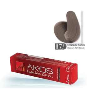 Akos Saç Boyası Orta Küllü Kumral 7.1