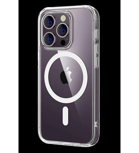 Pilelistore   Apple iPhone 16 Pro Max Combo Sert Şeffaf Magsafe Kapak - Şeffaf