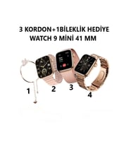 Smart Watch 3 Strap+1Bracelet Gift 41 Mm Amoled Screen For Women