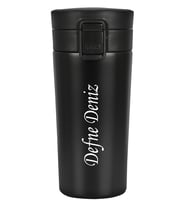 İSME ÖZEL TERMOS BARDAK MUG 350 ML ( ÇİFT KATMANLI PASLANMAZ ÇELİK )