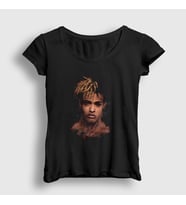 Presmono Kadın Siyah Face XXXTentacion T-Shirt 47634tt