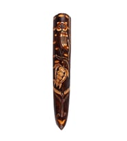 Dekoratif Ahşap Totem Aborjin Tiki Mask 100cm El Yapımı (Karışık)