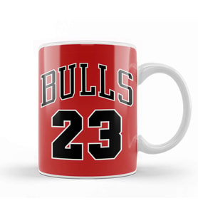 Michael Jordan Jersey Kupa Bardak Porselen