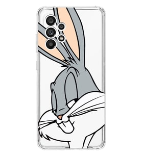 Samsung Galaxy A72 Uyumlu Bugs Bunny Desenli Şeffaf Telefon Kılıfı