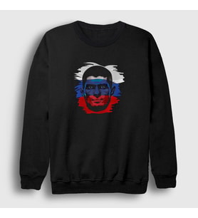 Presmono Unisex Siyah Russia Ufc Khabib Nurmagomedov Sweatshirt 316027tt