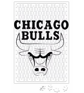Chicago Bulls Logo Puzzle 240 Parça Yapboz