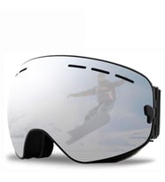Çift katmanlı Anti-Sis Özellikli Uv Snowboard Kayak Gözlüğü