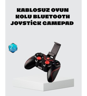 Kablosuz Bluetooth Oyun Kolu Mobil TV PC Uyumlu Ergonomik Tasarım