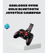 Kablosuz Bluetooth Oyun Kolu Mobil TV PC Uyumlu Ergonomik Tasarım