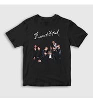 Presmono Unisex Çocuk Siyah Beautiful K-Pop Monsta X T-Shirt 274303tt