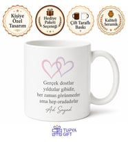 Best Friend Ever Temalı Dünyanın En İyi Arkadaşı Kupa Bardak Hediye