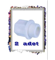 2 Adet Plastik Körtapa 3/4  - DN20-  25mm