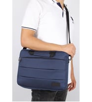 Bagacar Lacivert Unisex 15.6 İnç Laptop ve Evrak Çantası  (Çok Renkli)
