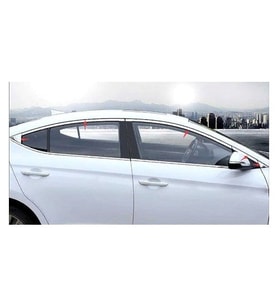 Çmk Hyundai Elantra 2016-2018 Cam Çıtası Nikelaj 10 Parça